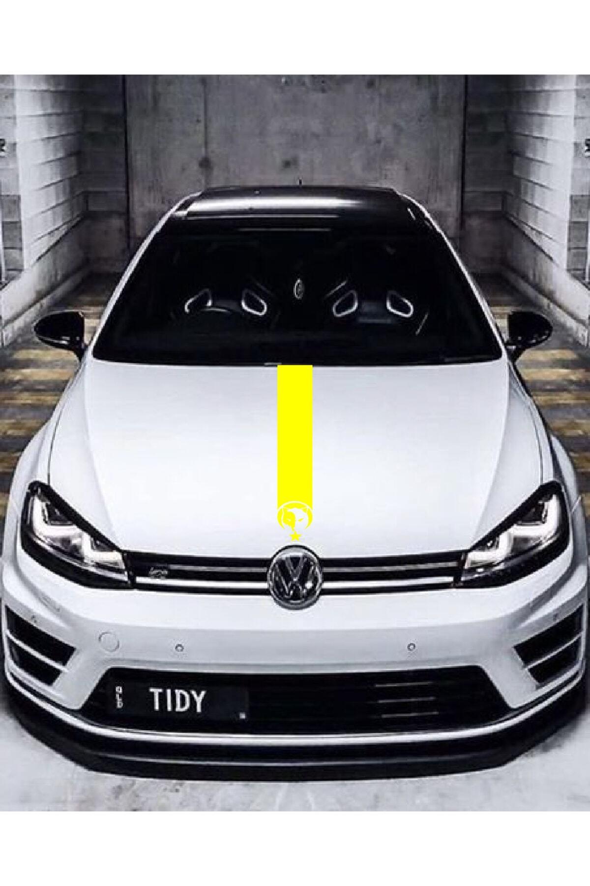 Oto Kaput Şerit özel yeni sticker Kurt Ve Ay Yıldız Tasarımlı Yeşil 12*60 Cm