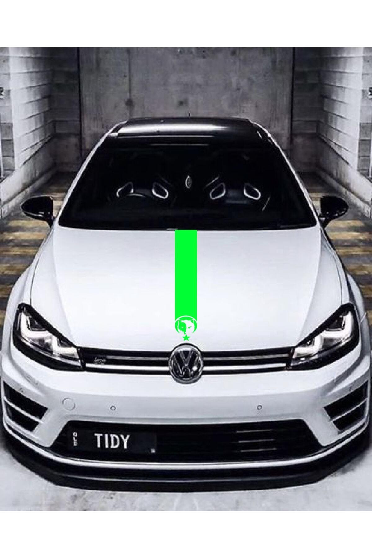 Oto Kaput Şerit özel yeni sticker Kurt Ve Ay Yıldız Tasarımlı 12*60 Cm