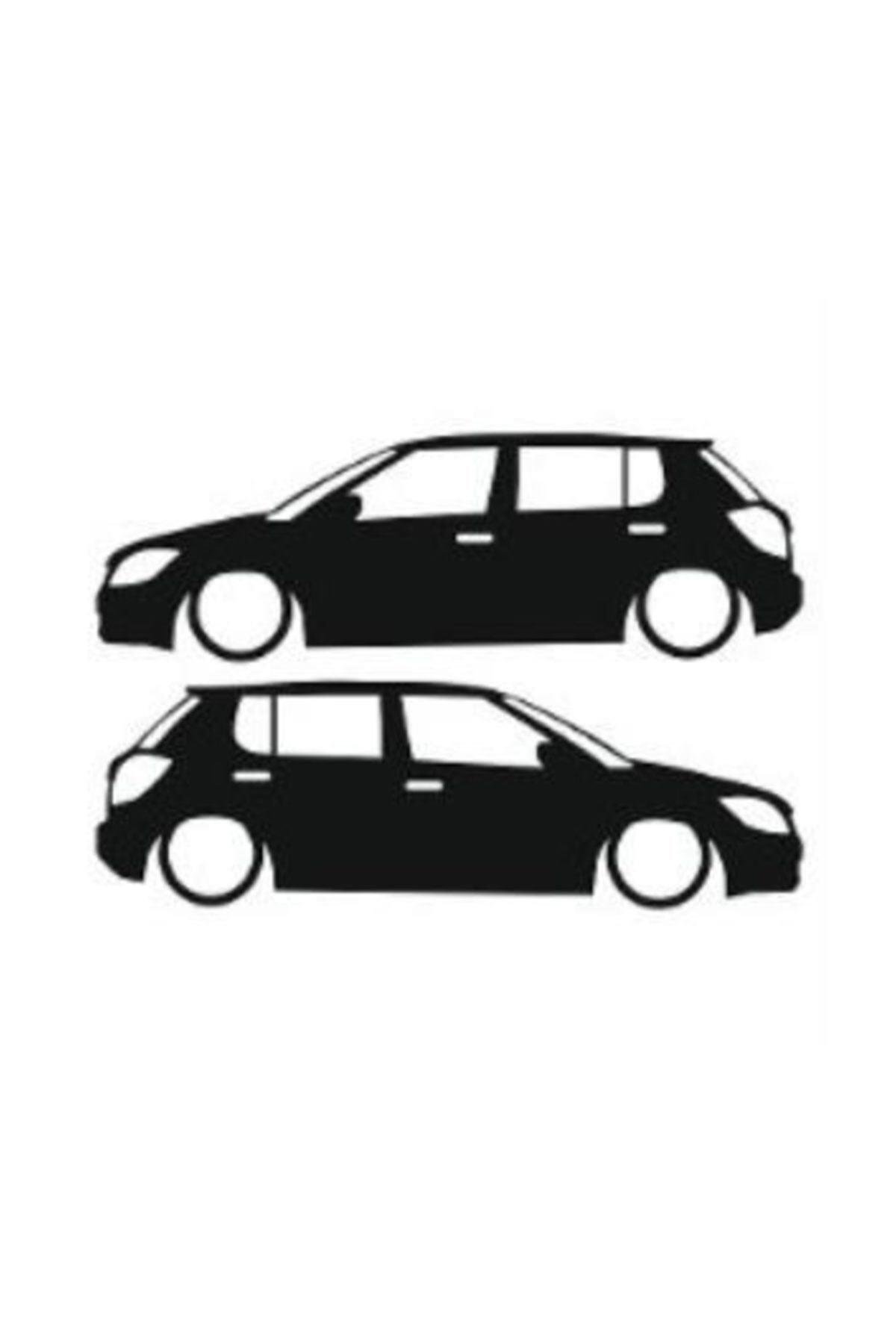Otomobil Tasarım Oto özel yeni sticker Model 18 Siyah 16*6 Cm