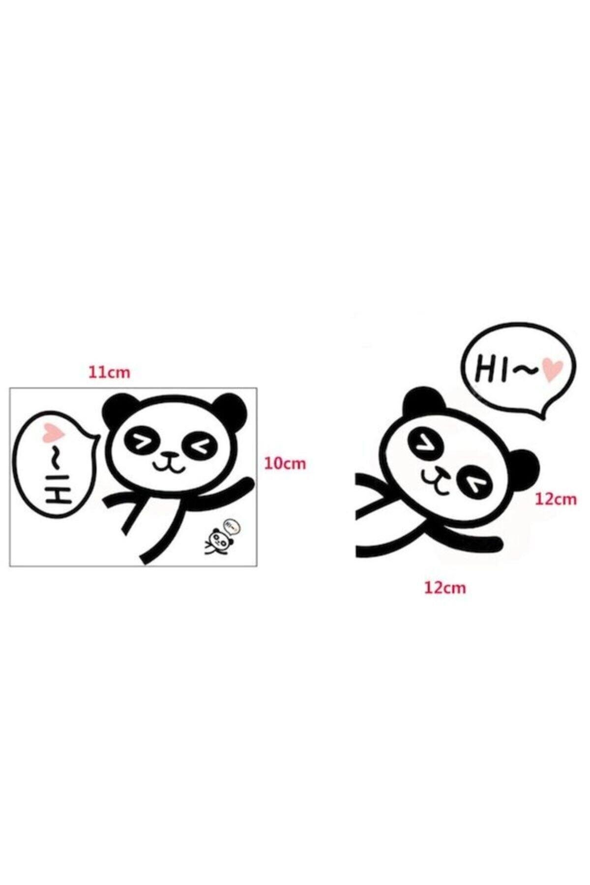 Oturma Odası Anahtarı özel yeni sticker Karikatür Panda Baskılı Duvar Dekoru
