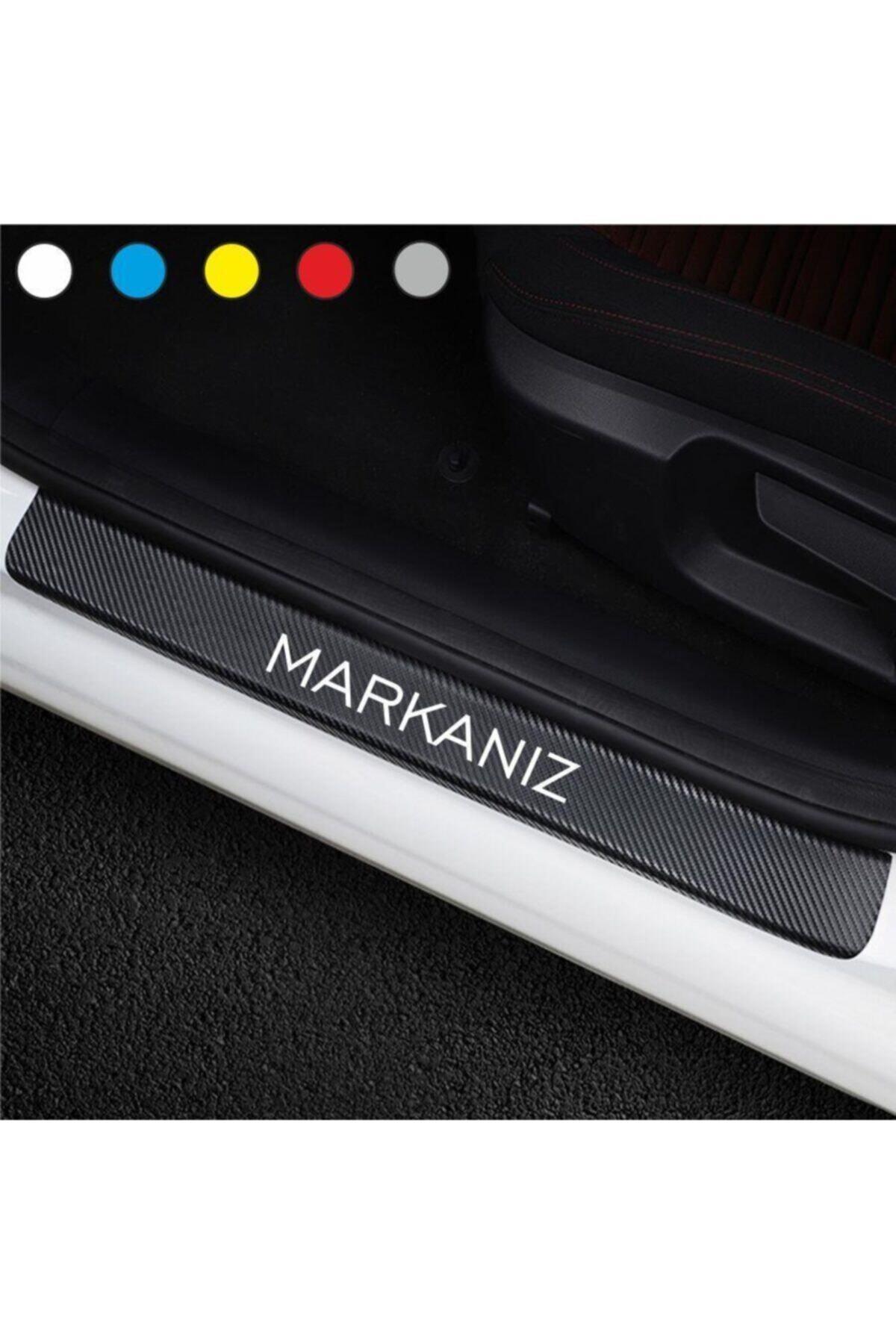 Peugeot 207 İçin şık tasarım karbon sticker seti Aksesuar Bagaj Ve Kapı Eşiği Seti Karbon
