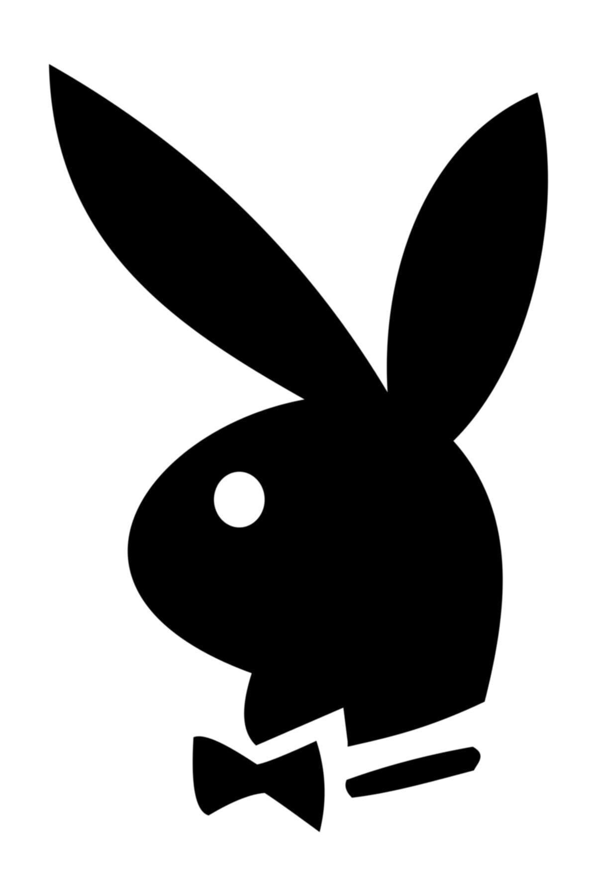 Playboy Tavşan özel yeni sticker Oto özel yeni sticker Siyah 30*20 Cm