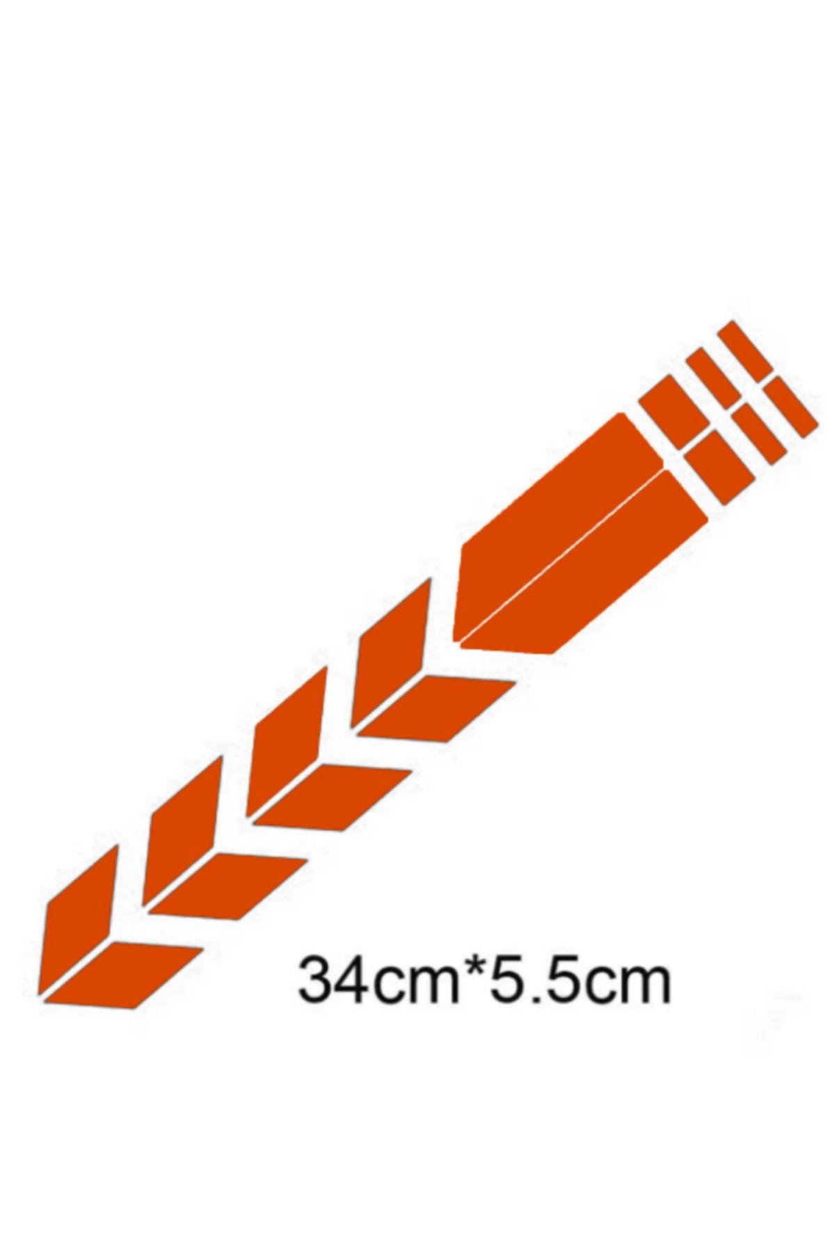 Şık Tasarım motosiklet Çamurluk Sticker Siyah 34*5,5 Cm