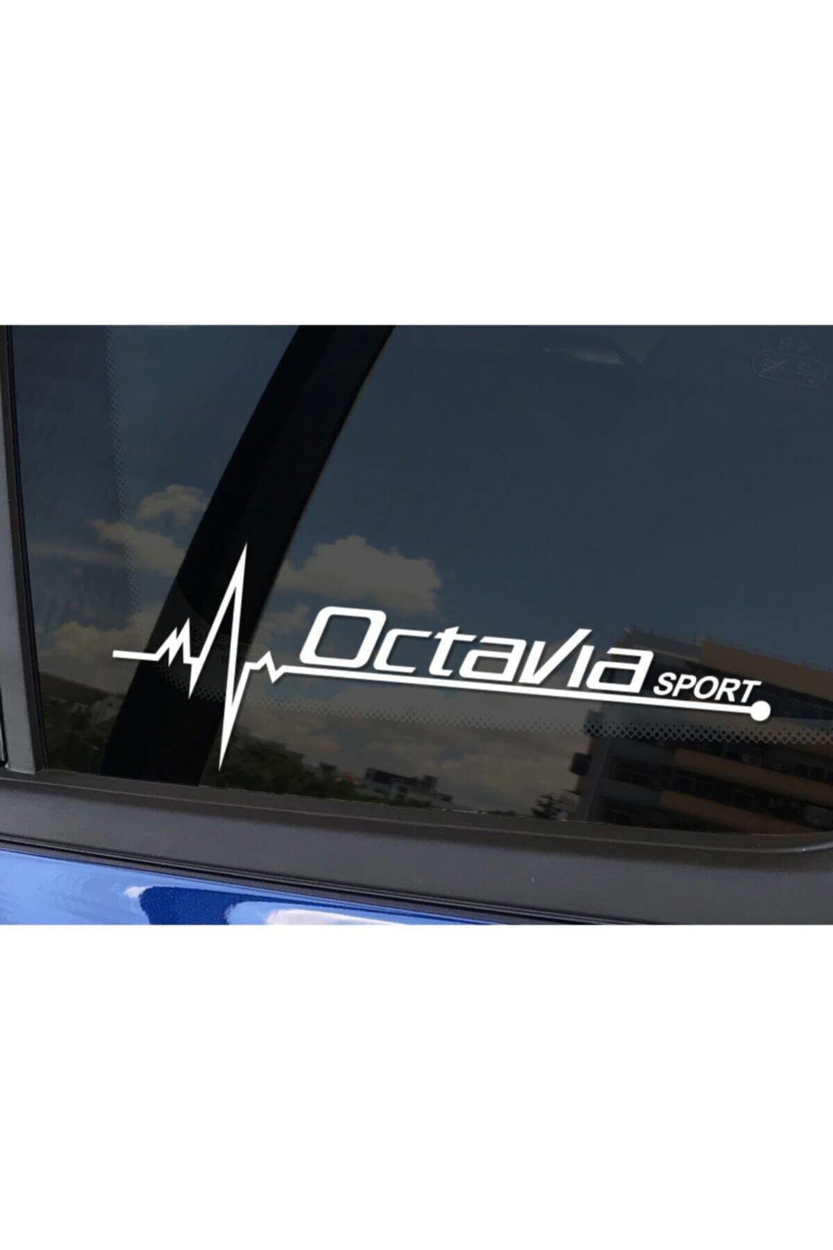 Skoda Octavia İçin şık tasarım karbon sticker seti Aksesuar Yan Cam özel yeni sticker Oto Kapı