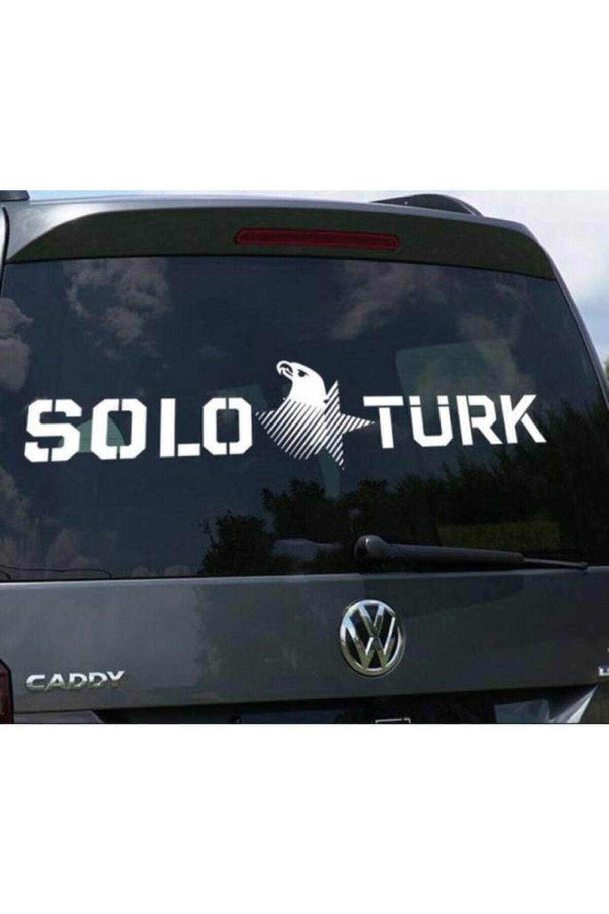 Solo Türk özel yeni sticker Oto Arka Cam özel yeni sticker 52*13 Cm