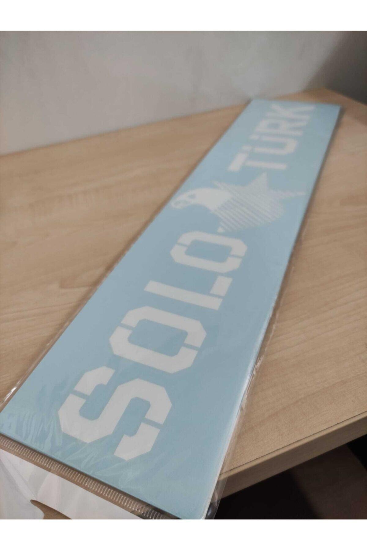 Solo Türk özel yeni sticker Oto Arka Cam özel yeni sticker 52*13 Cm