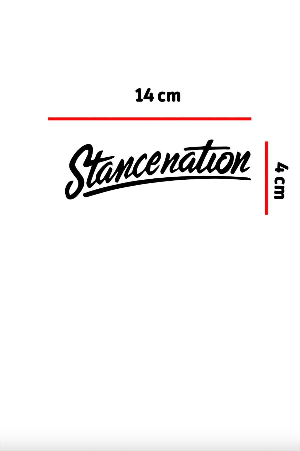 Stancenation Oto özel yeni sticker 14*4 Cm