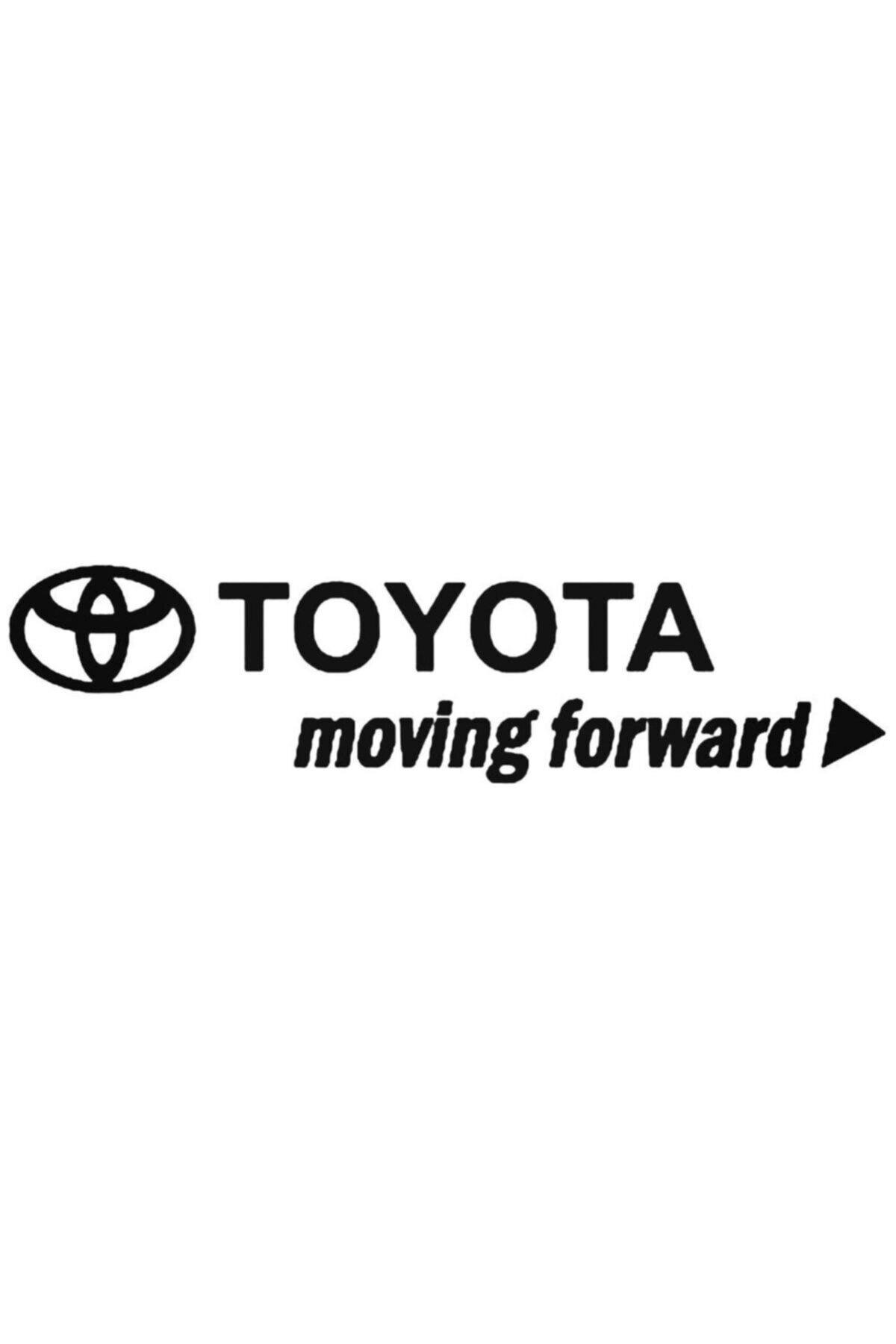 Toyota Moving Forward İçin şık tasarım karbon sticker seti Aksesuar Oto özel yeni sticker 20 Cm