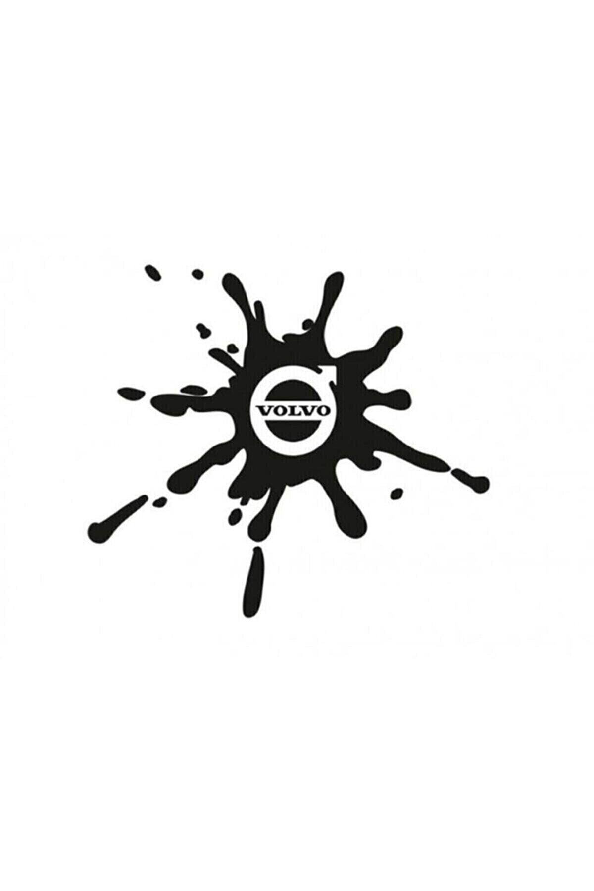 Volvo Damla Görünümlü özel yeni sticker Yakıt Deposu Depo Kapağı özel yeni sticker 2 Adet 12*10 Cm