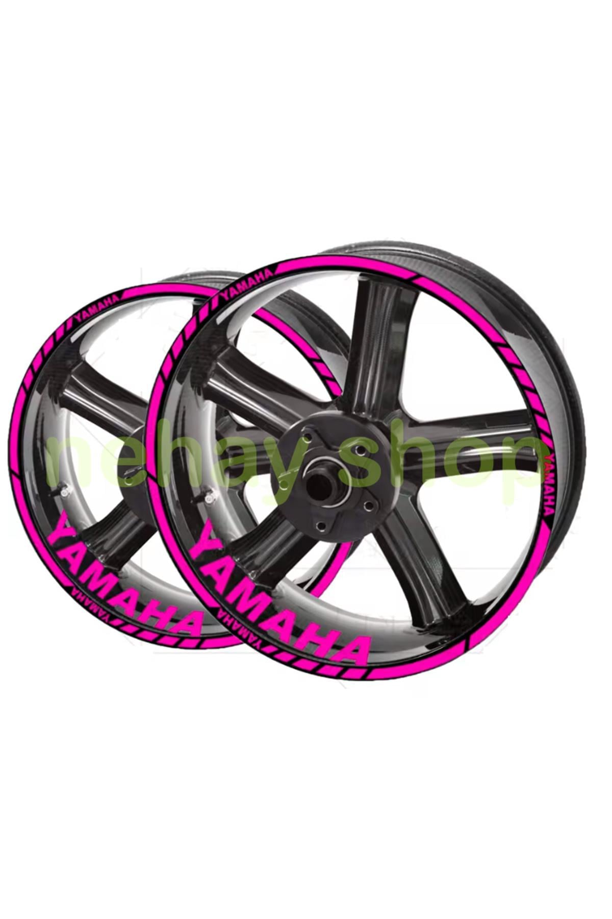 Yamaha Yeni Tasarım Jant Şeridi pembe
