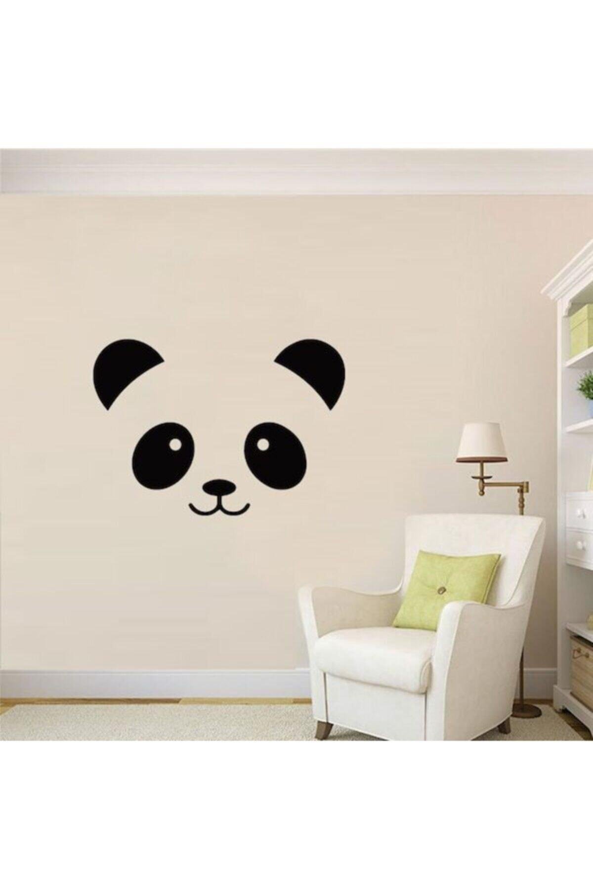 Yatak Odası Duvar özel yeni sticker Sevimli Panda Desen Çıkarılabilir Dekoratif özel yeni sticker