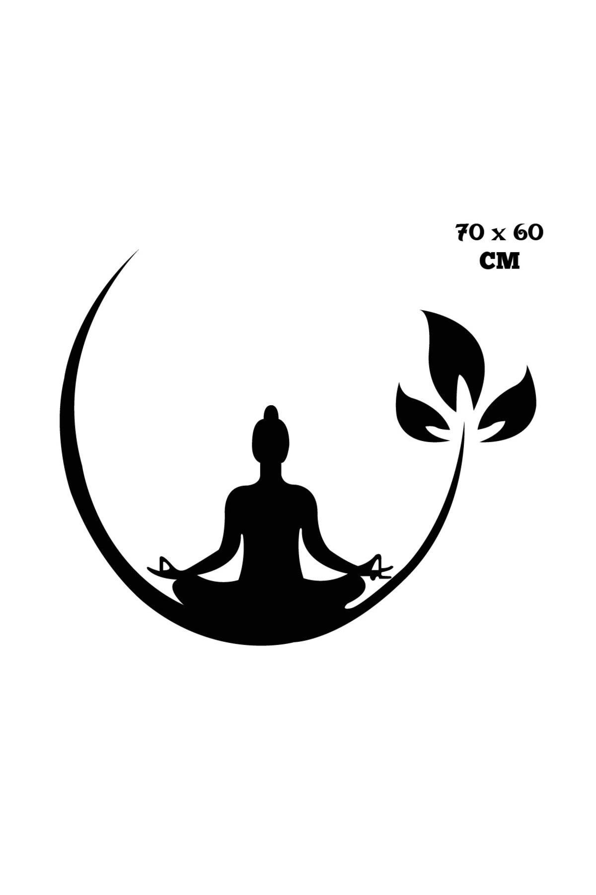 Yoga Ve Doğa Köşesi Duvar özel yeni sticker Yapıştırma (Su Ve Nemden Etkilenmez)