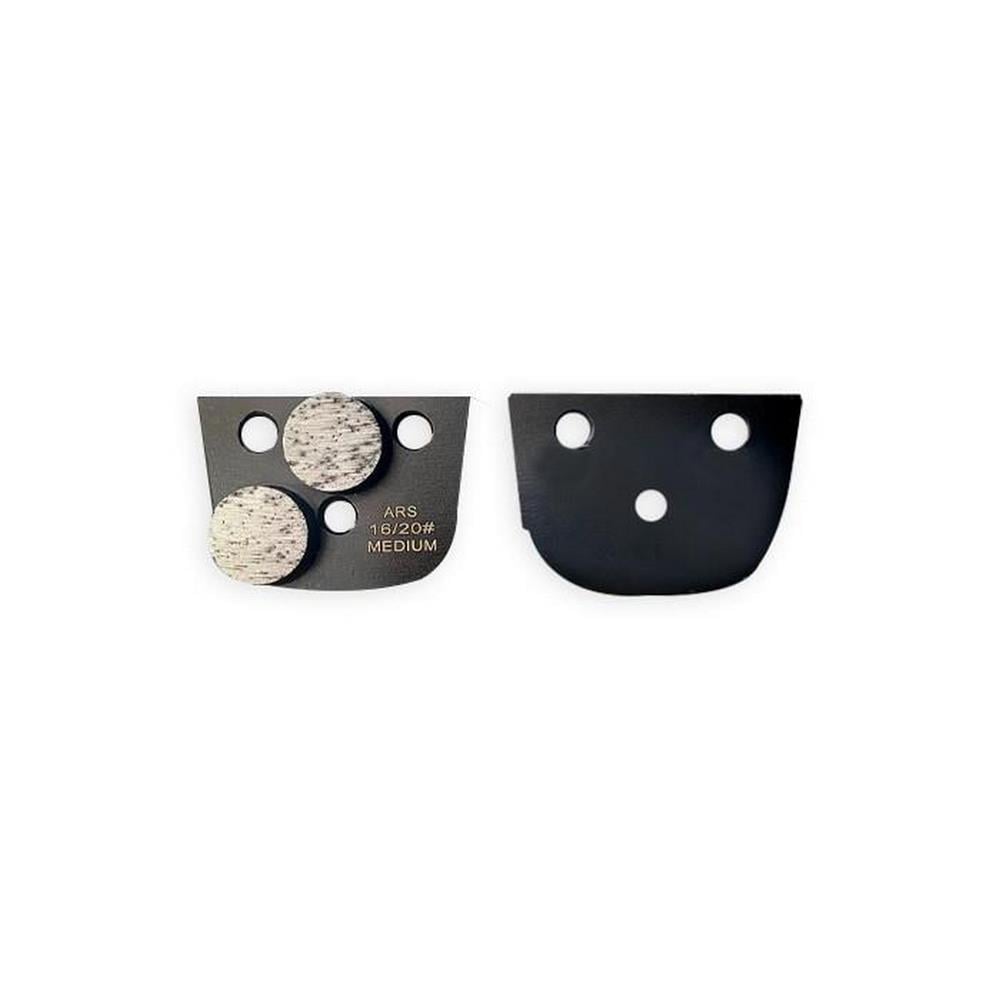 LAVINA VE HTG UYUMLU SİYAH METAL ELMAS 2 BUTON SEGMENTS 16/20 # MEDIUM BOND
