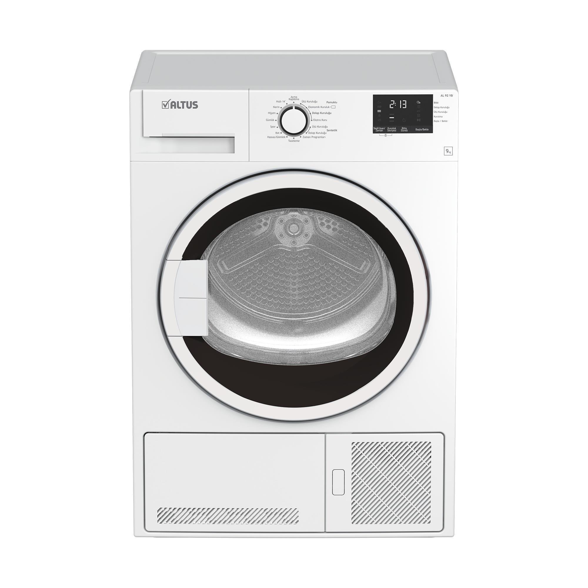 ALTUS AL-92 YB YOĞUŞTURMALI ÇAMAŞIR KURUTMA MAKİNESİ