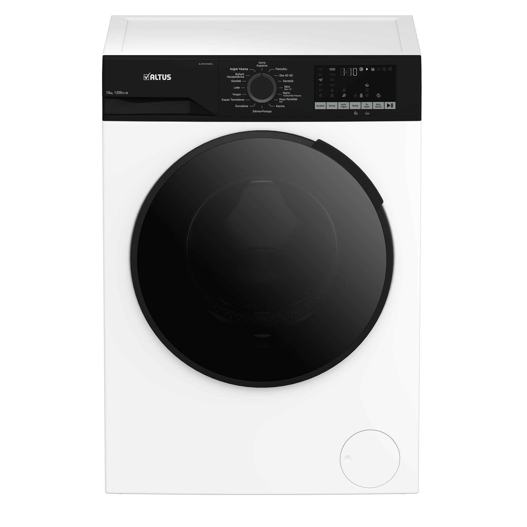 ALTUS AL-CM 101254 D (10 KG-1200 DEVİR) ÇAMAŞIR MAKİNESİ