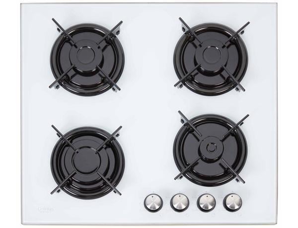 ÇETİNTAŞ SLIM 848CT W (NG-Beyaz Camlı-Emaye Izgara) SETÜSTÜ OCAK