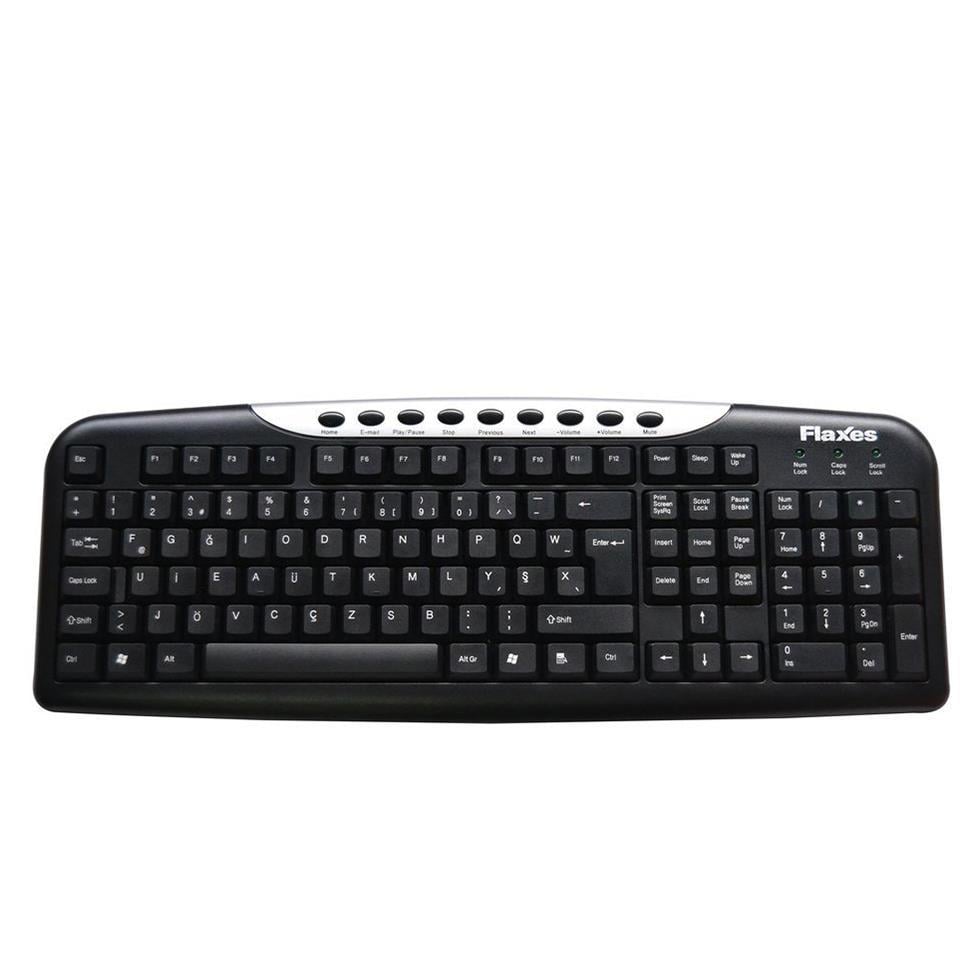 FLAXES FLX-172Q-MM MULTİMEDİA USB KLAVYE
