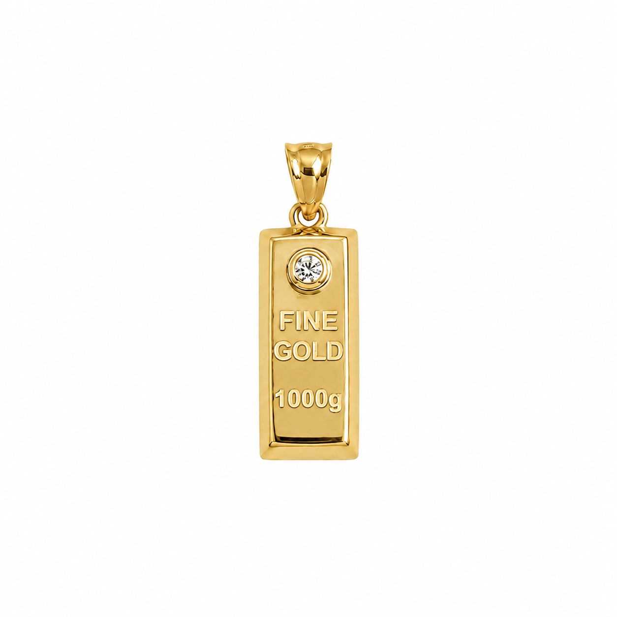 Külçe Altın Kolye Ucu (Gold Bar)