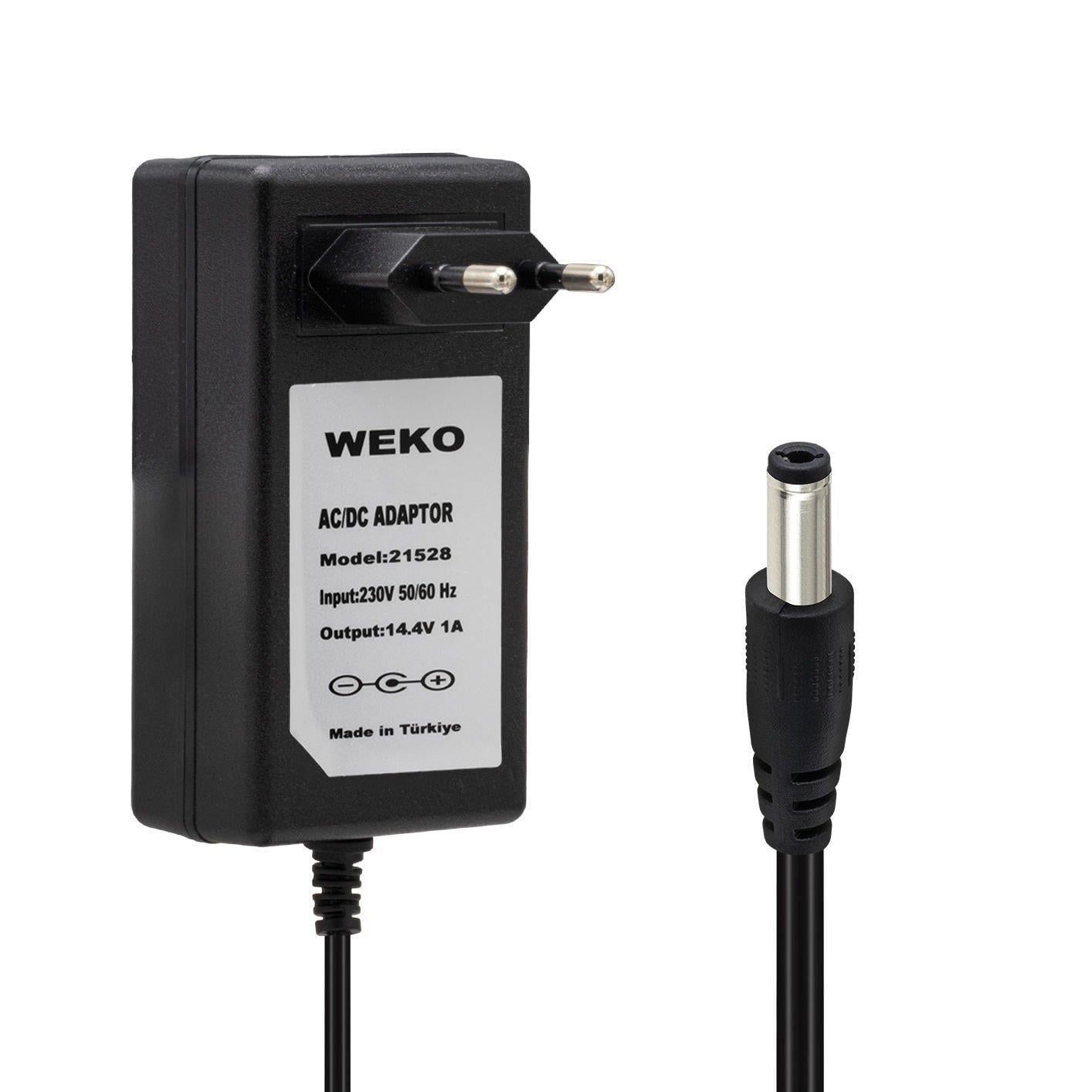 4S 1A 14.4V LiFePO4 Şarj Duvar Tipi 5.5*2.5 uçlu