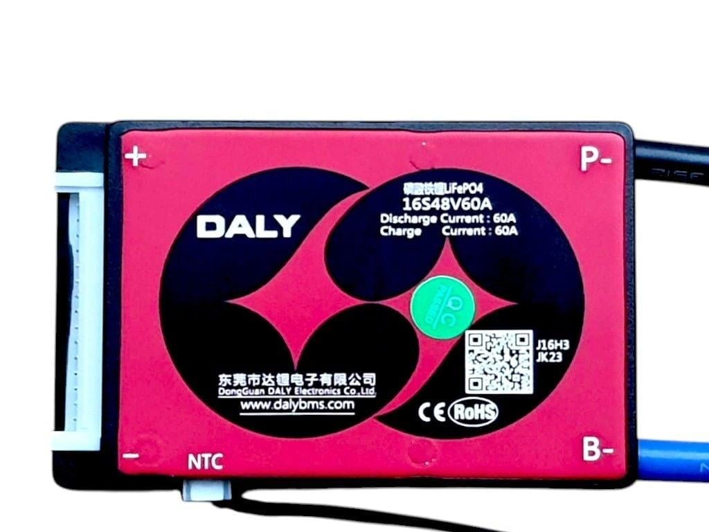 DALY 16S 60A Balanslı LiFePO4 Batarya BMS