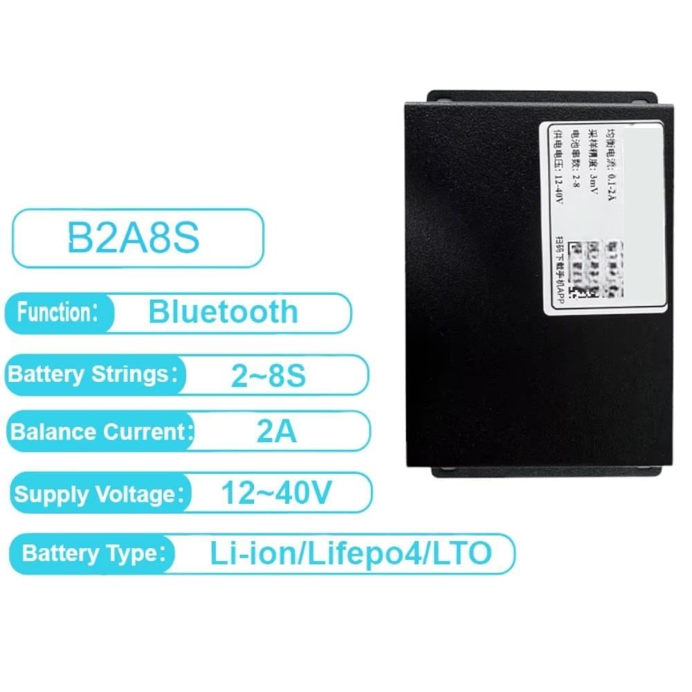 Smart Aktif Balans cihazı 2S-8S  Max:2A Bluetooth (B2A8S)