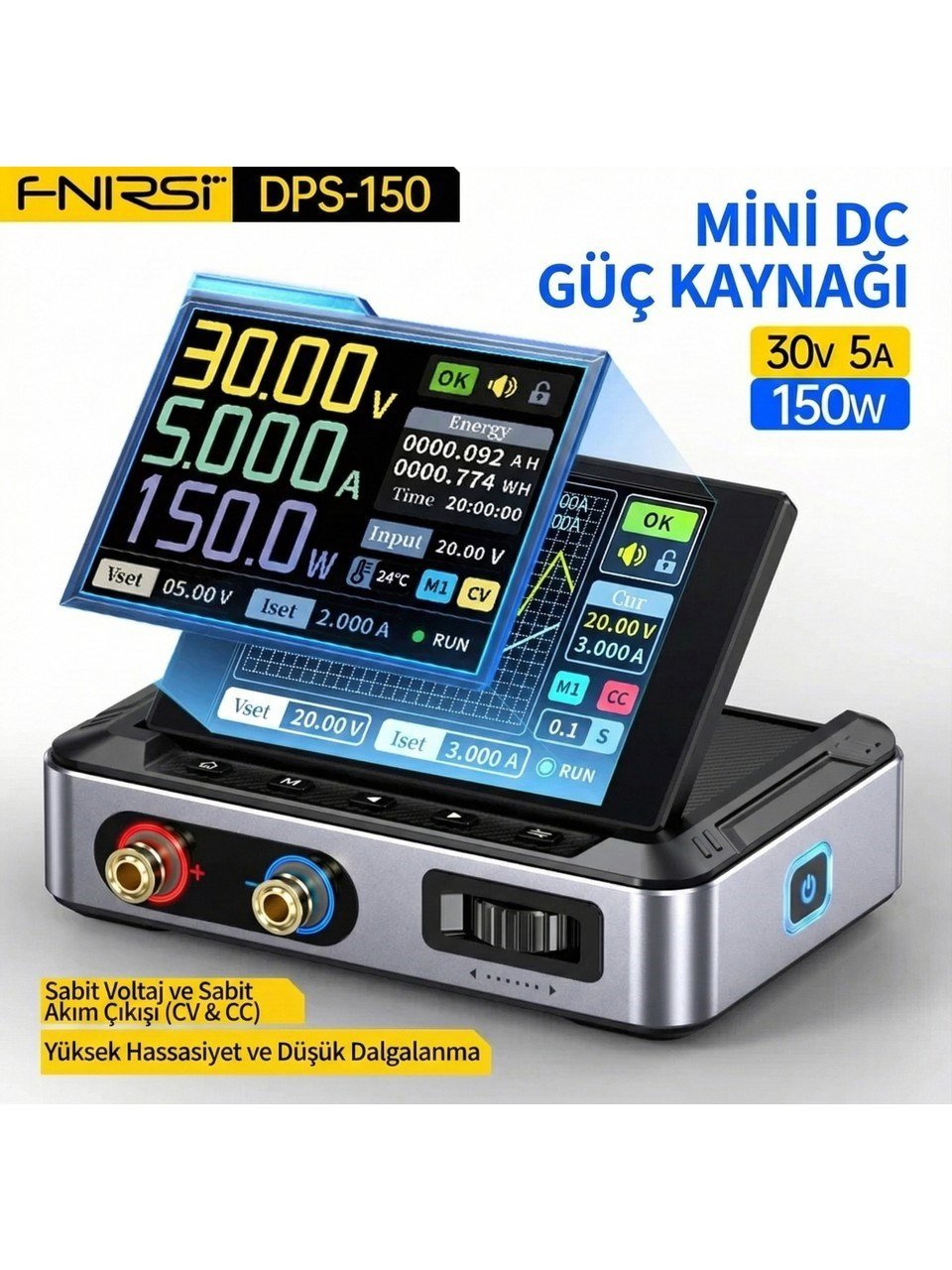 DPS-150 Programlanabilir Mini Taşınabilir DC Güç Kaynağı