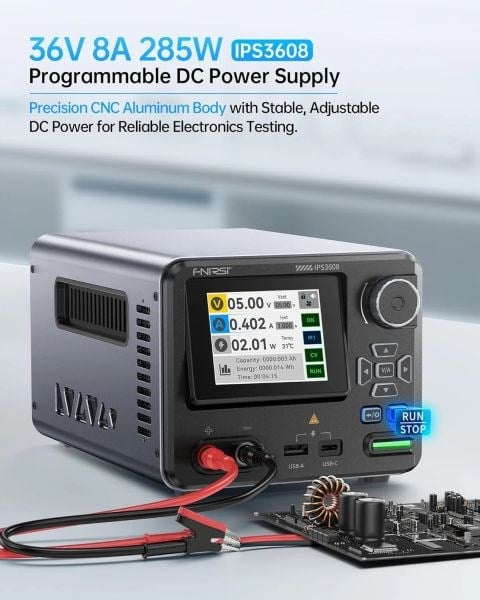 IPS3608 AC-DC Akıllı Dijital Kontrol Güç Kaynağı  36V 8A