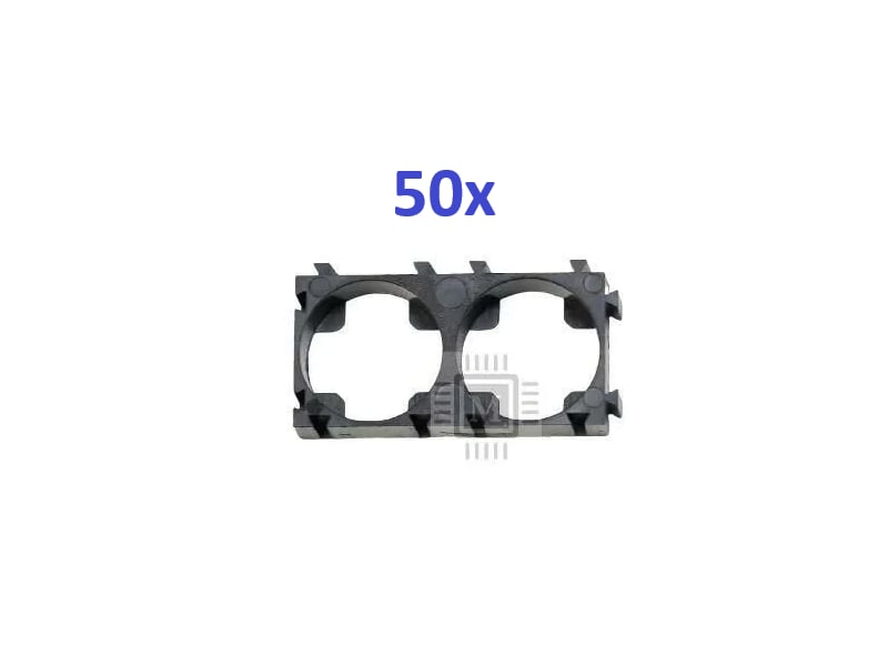Meltis 18650 2x1 Pil Tutucu Holder  (x50 adet)