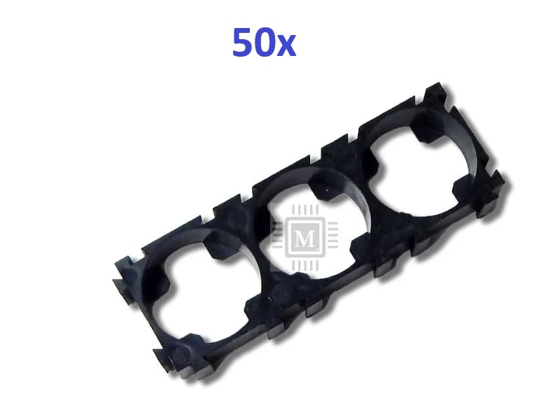 Meltis 18650 3x1 Pil Tutucu Holder  (x50 adet)