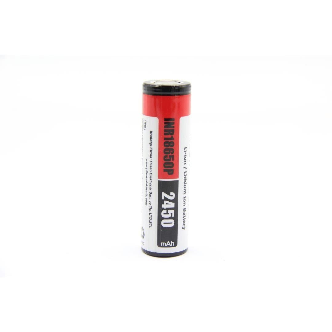 Orion 18650P 3.7V 2450 mAh 12C Şarj Edilebilir Li-ion Pil
