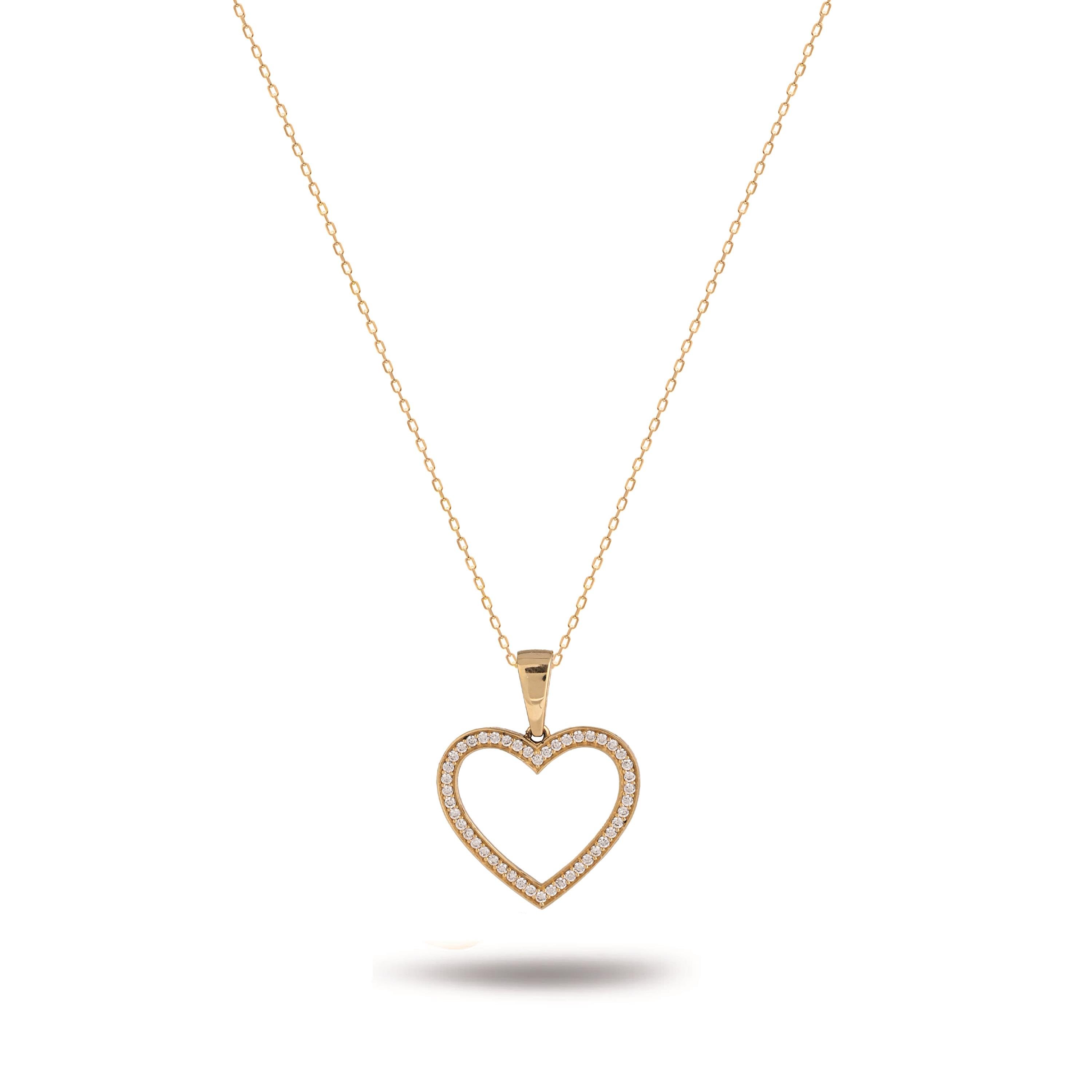 Kalp Charm Kolye