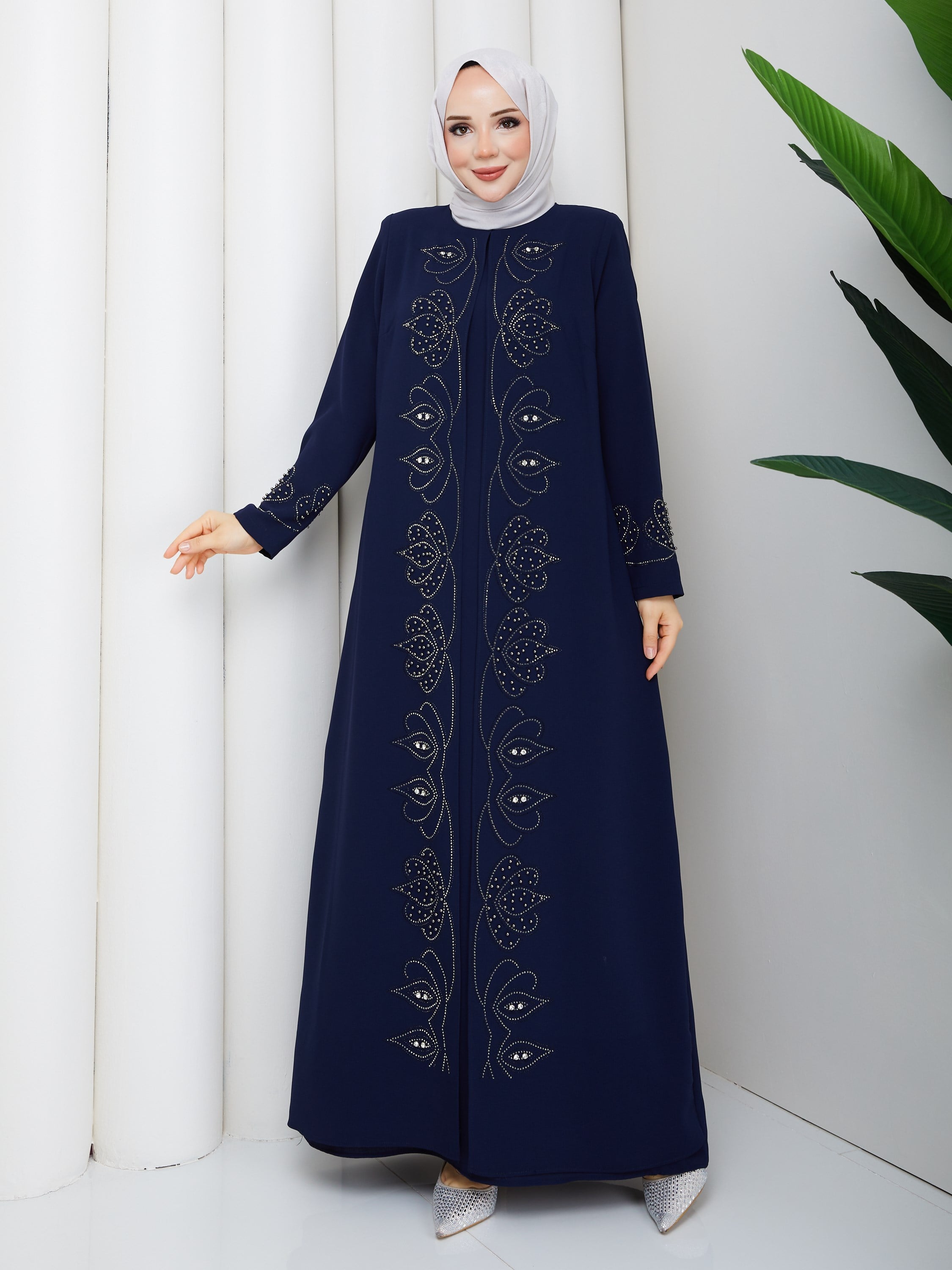 LALEZAR ELBİSE BÜYÜK BEDEN ANNE ELBİSESİ