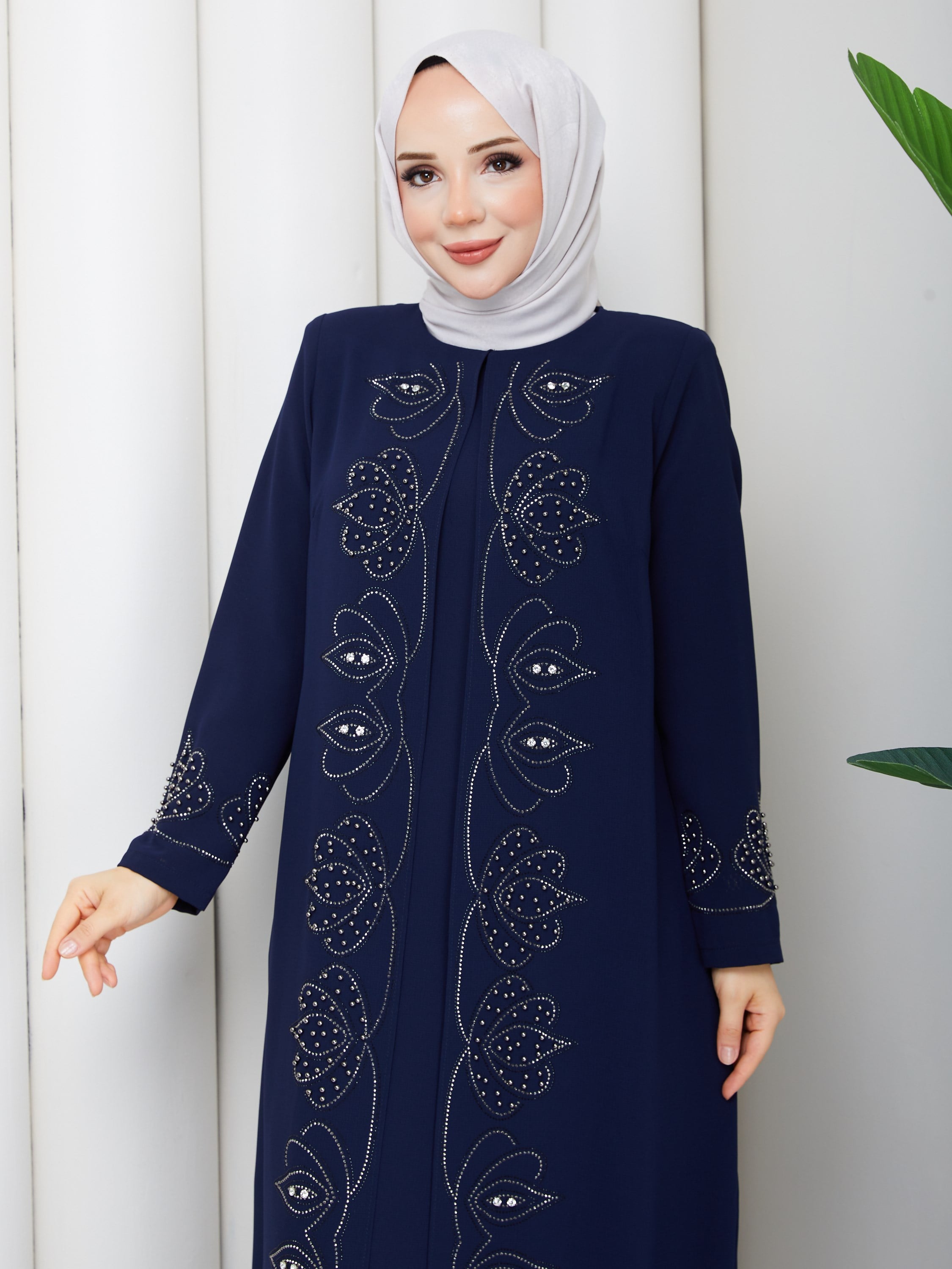 LALEZAR ELBİSE BÜYÜK BEDEN ANNE ELBİSESİ