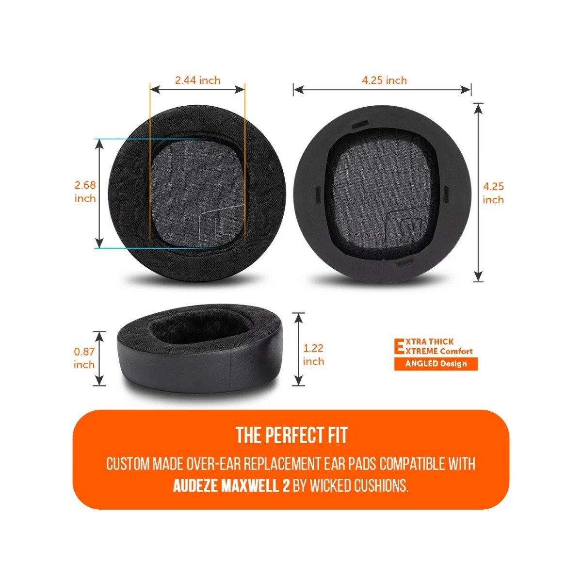 Audeze Maxwell 2 & Maxwell 2 ANC Soğutucu Jel Kulaklık Pedleri – WC FreeZe V2