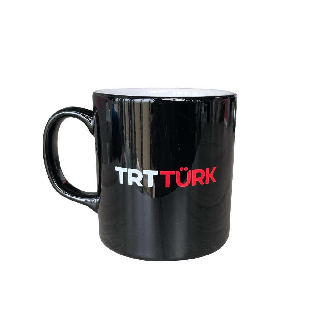 TRT Türk Logolu Siyah Kupa