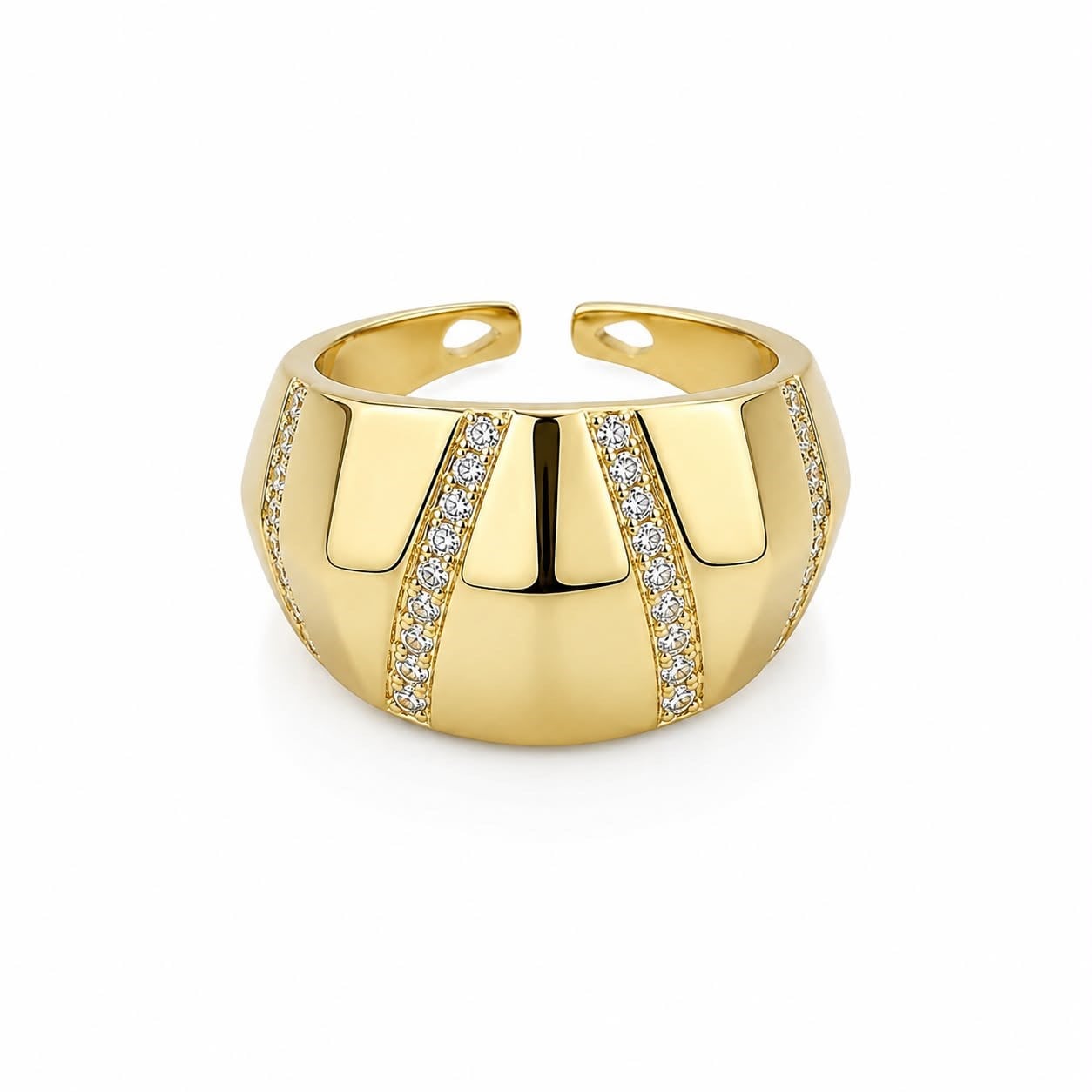 14K Gold Ayarlanabilir VIP Yüzük