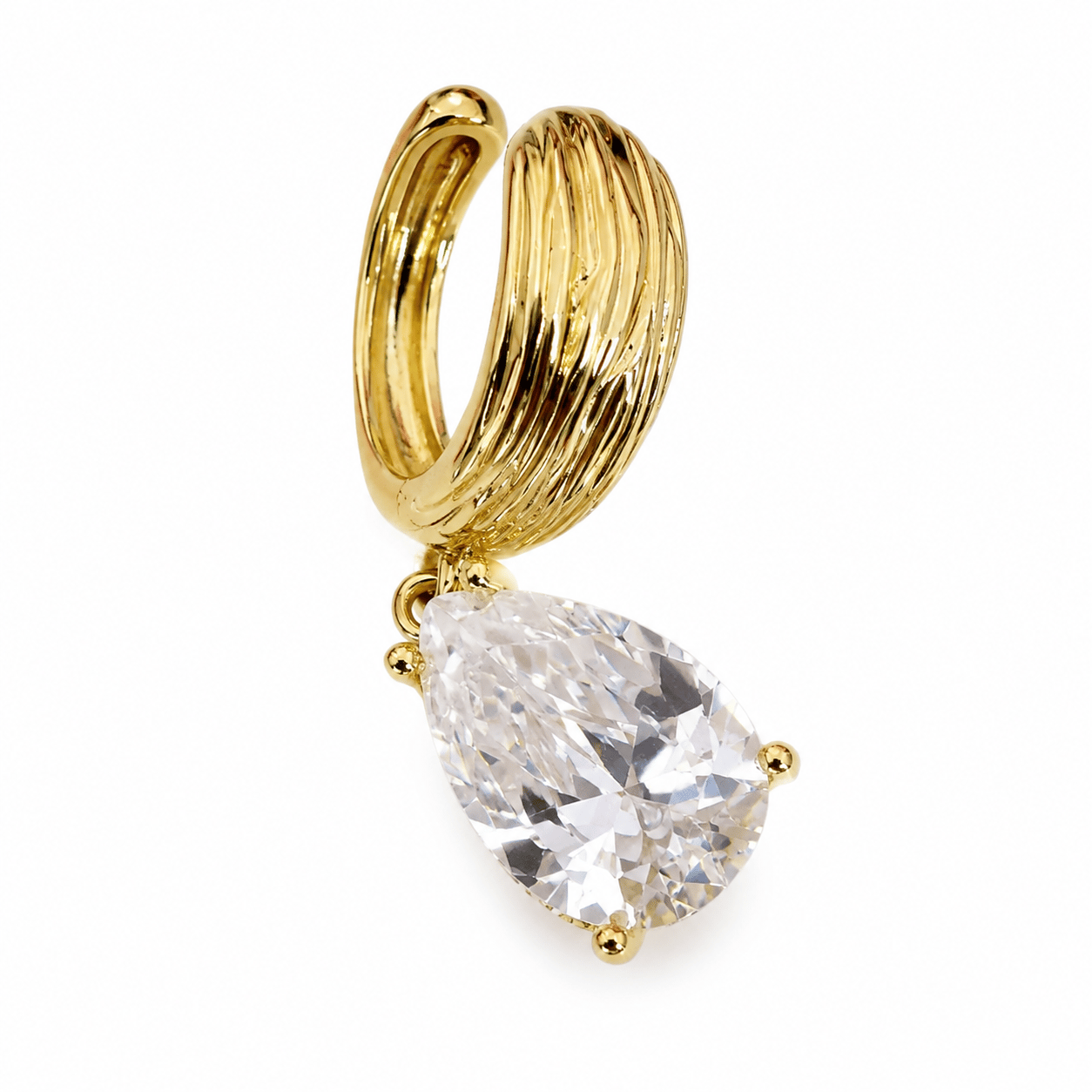 Damla Taşlı Ear Cuff
