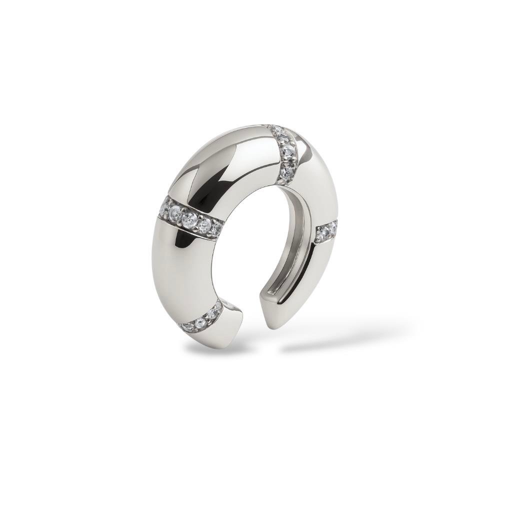 Galaxy Hoop Ear Cuff (Silver)