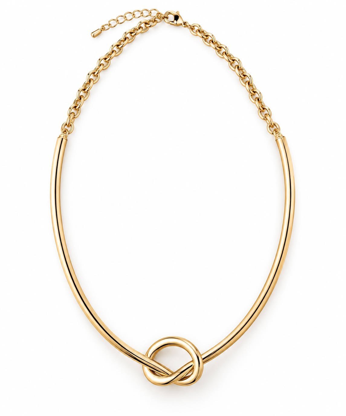 Gold Düğüm Kolye