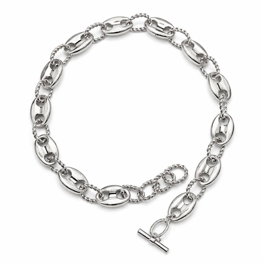 Gold Oval Zincir Kolye