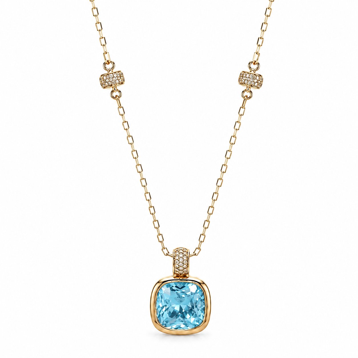 Lumière Cushion Blue
