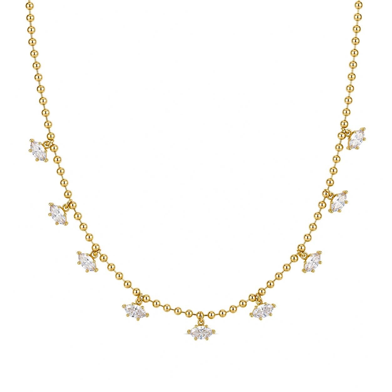 Marquise Drops Kolye (46+5 cm)