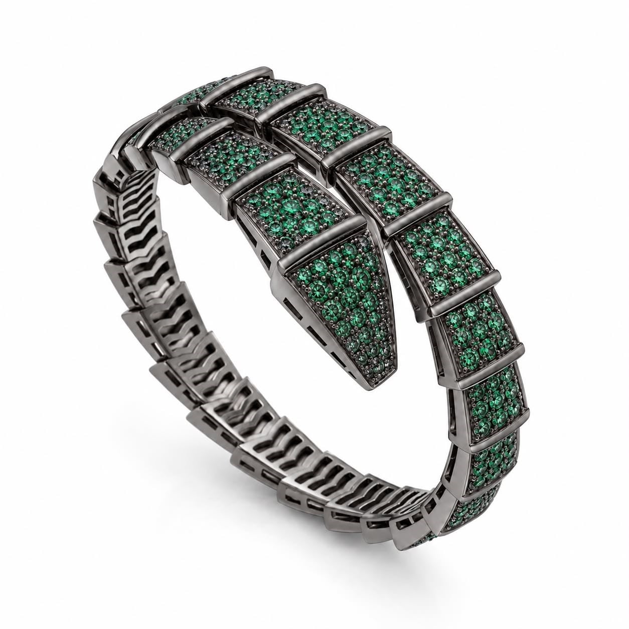 Serpentina Emerald Bileklik | Nesly Özel Koleksiyon
