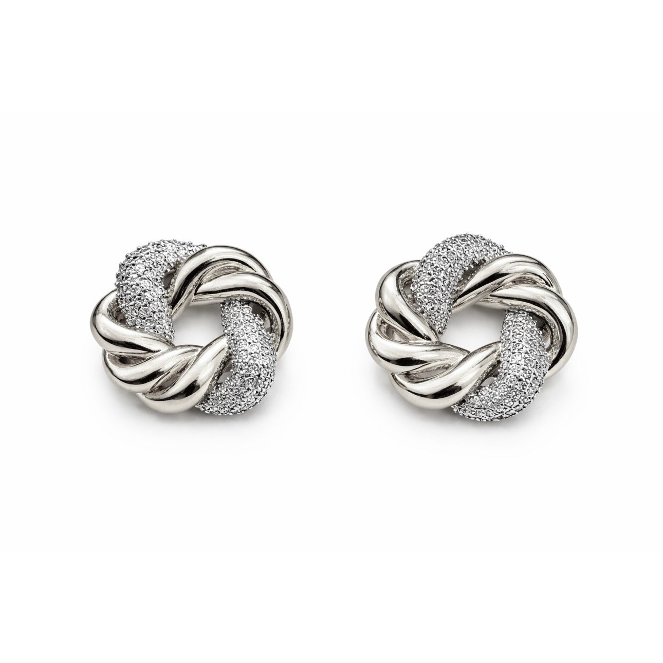 Silver Knot Küpe