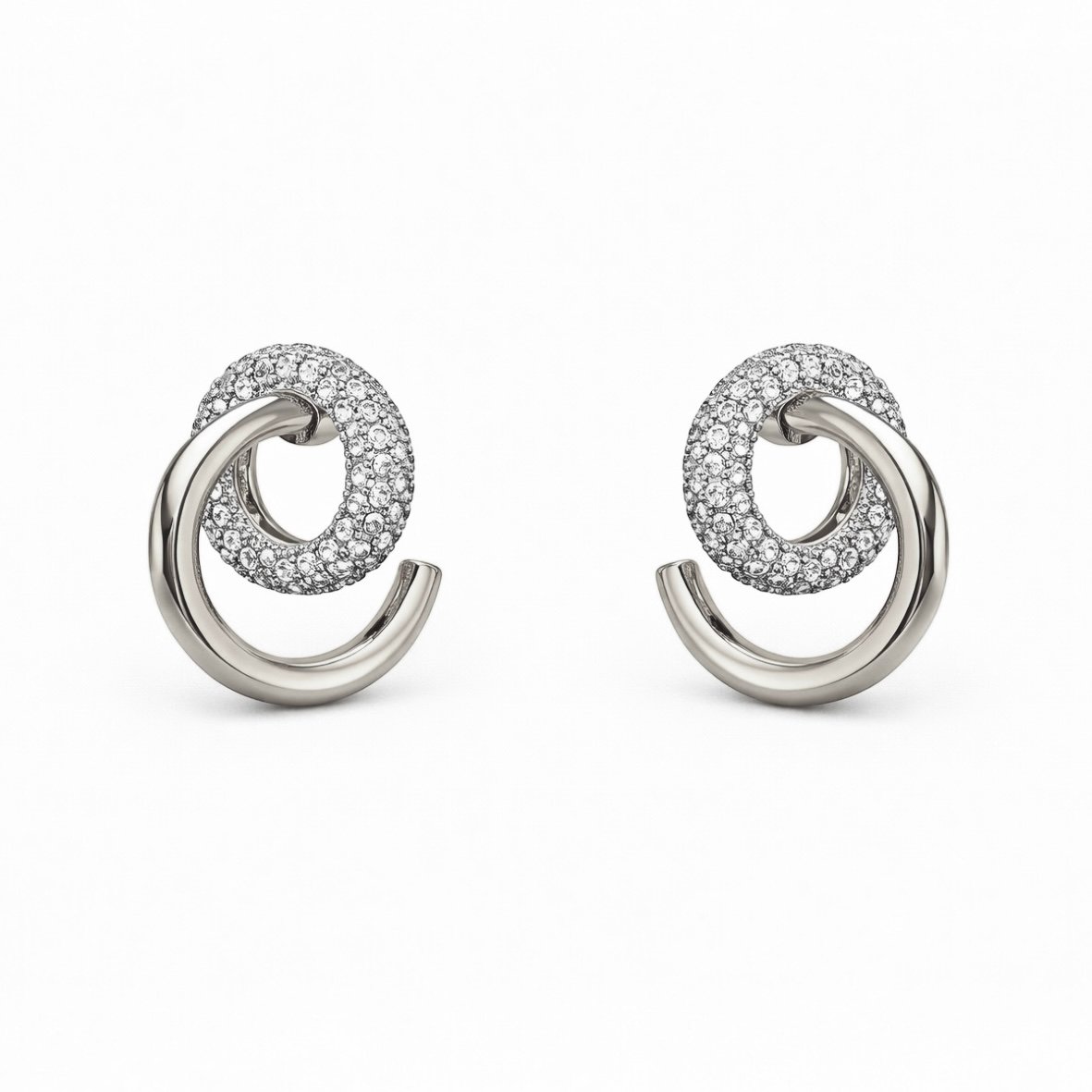 Yuvarlak Küpe Silver 