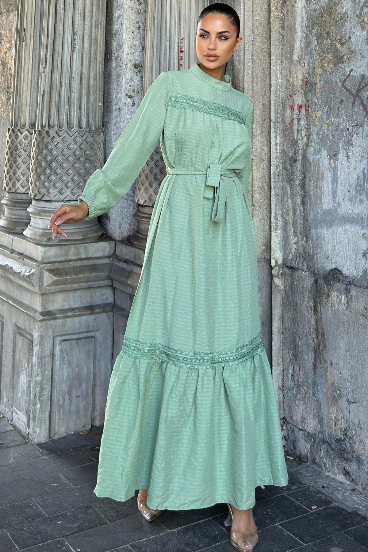 Kadın Maksi Elbise - 700-3617