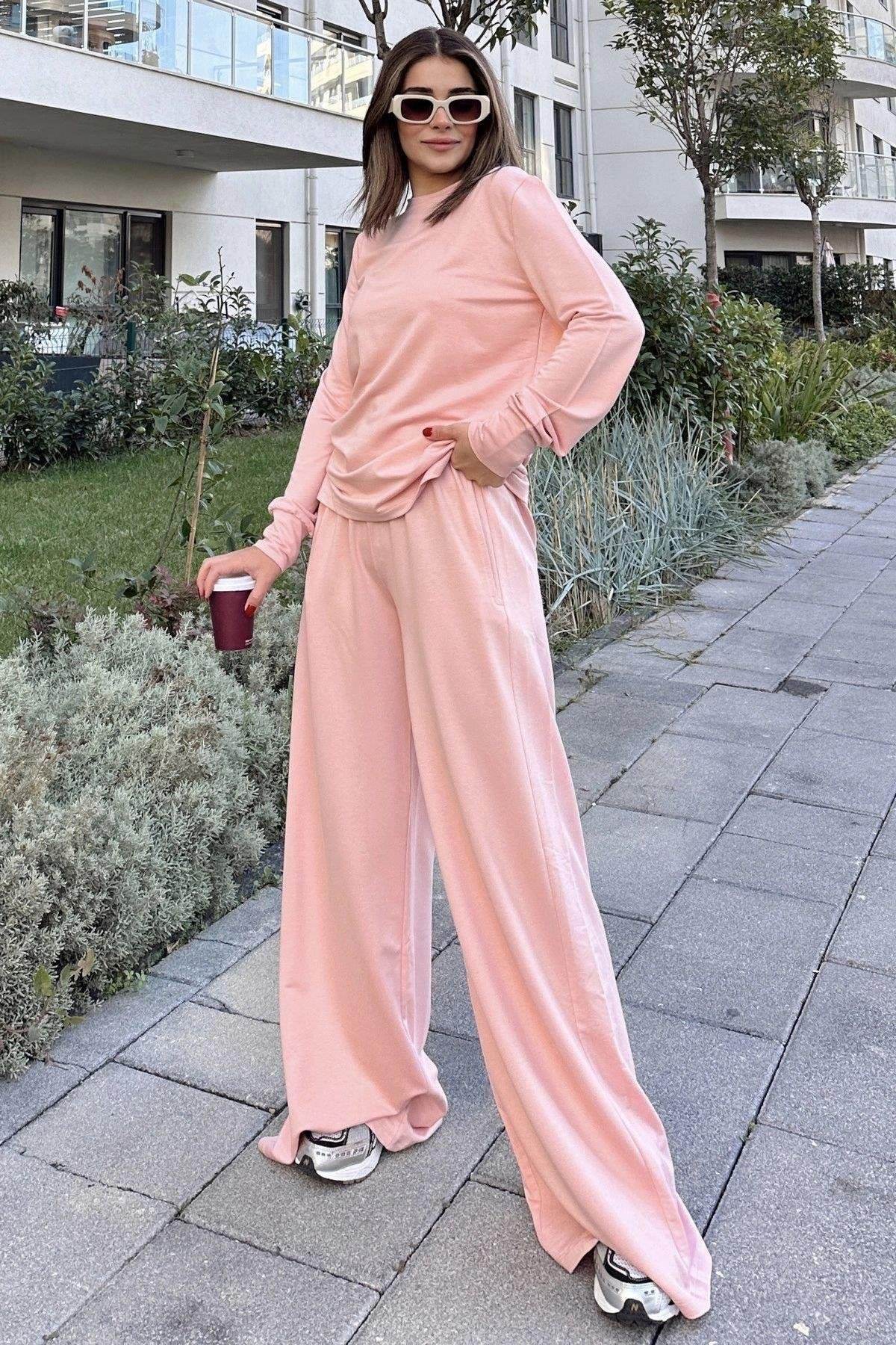 Kadın Sweatshirt Takımı - 700-3485