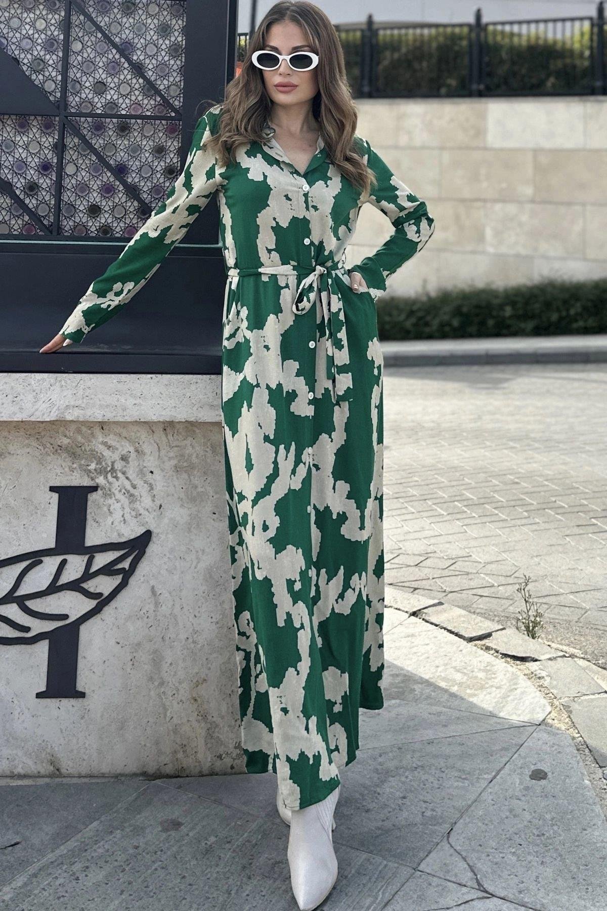 Kadın Uzun Elbise - 700-3413