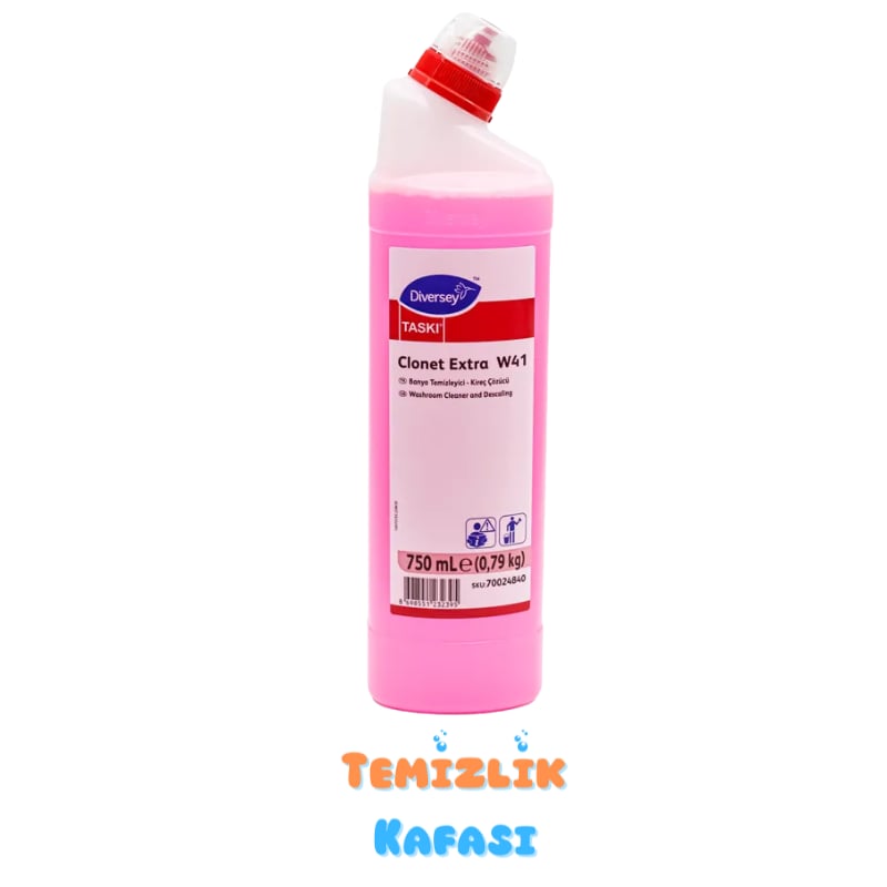 Diversey Taski Clonet Extra W41 Banyo Temizleyici ve Kireç Çözücü 750 ML