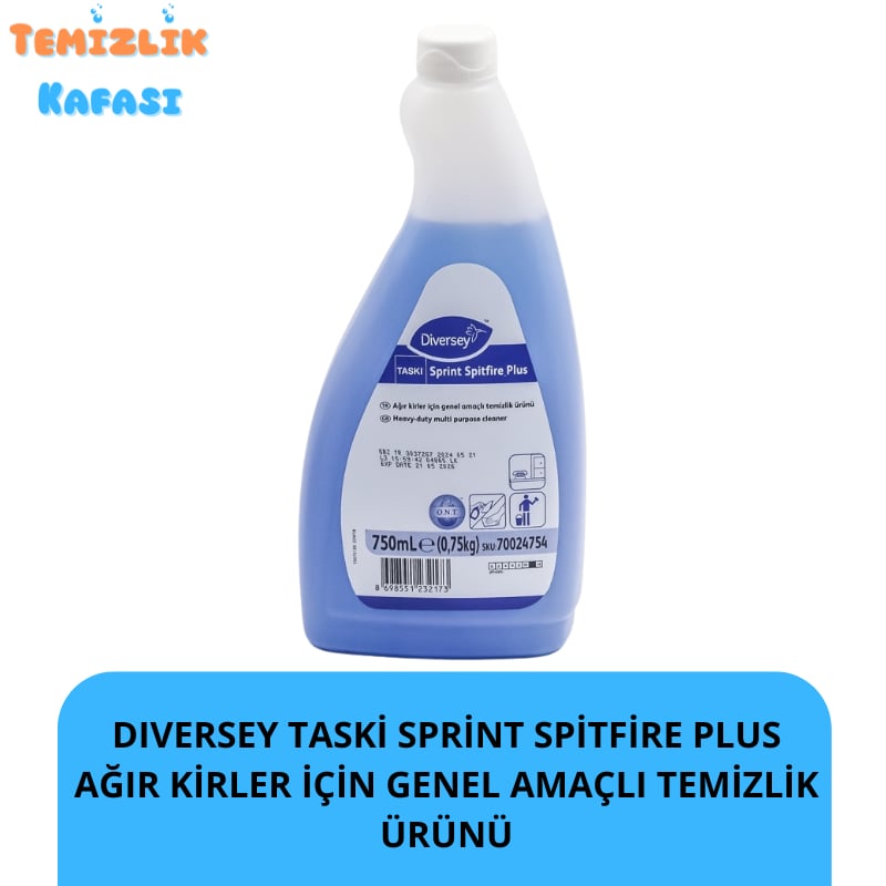 Diversey Taski Sprint Spitfire Plus Genel Temizlik Spreyi 750 ml